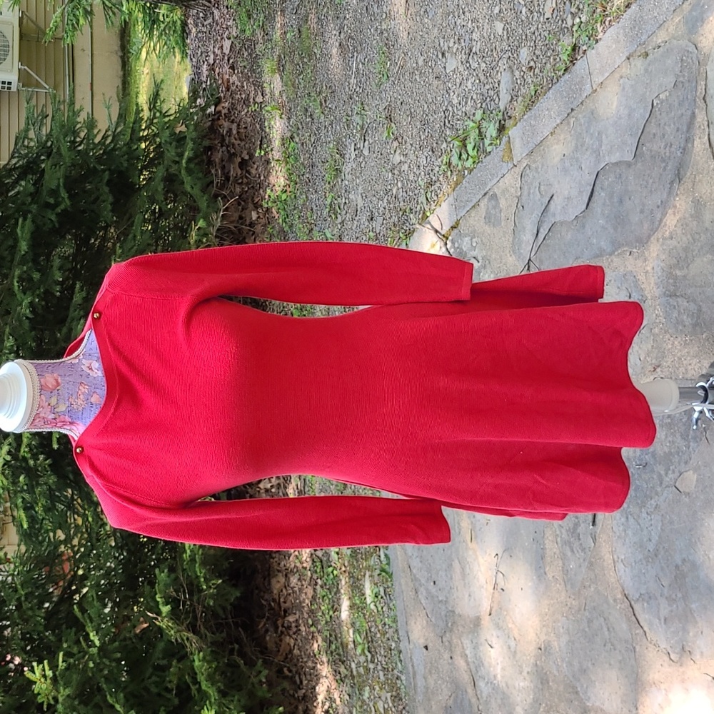 Gap kids girls red sweater dress L